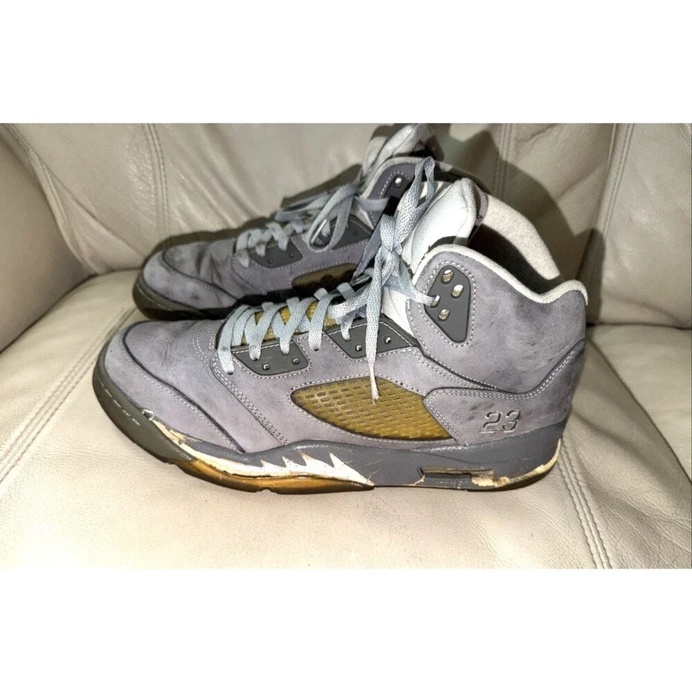 Nike Air Jordan 5 Retro Wolf Grey Men's Shoes Size 11 136027-005